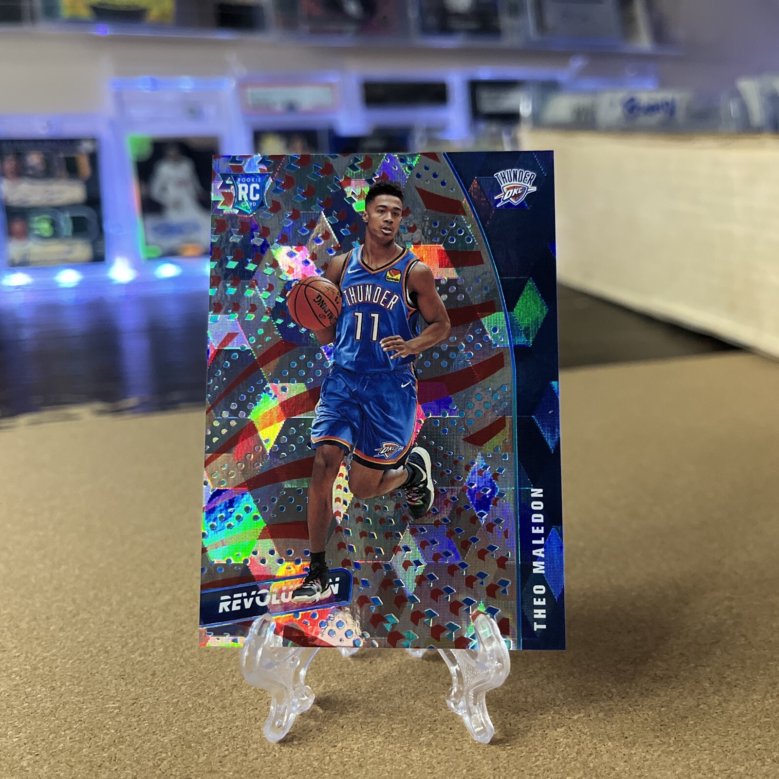 2020-21 Theo Maledon Revolution #119 Cubic /50 RC Thunder