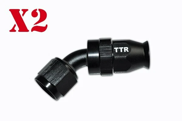 AN-8 AN8 Stainless Steel  PTFE Fuel Line 33FT 10 Fittings Hose Ethanol-PL - Image 4 of 4