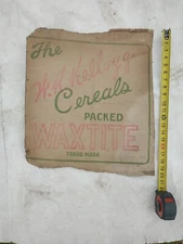 Kellogg's Cereal Packed WaxTight Cardboard Sign Packaging 