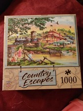 MasterPieces Country Escapes Over the River 1000 Piece Jigsaw Puzzle Brand New