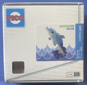 New : TICOl Animal Series Dolphin T-9703 119 Piece Mini Brick Set
