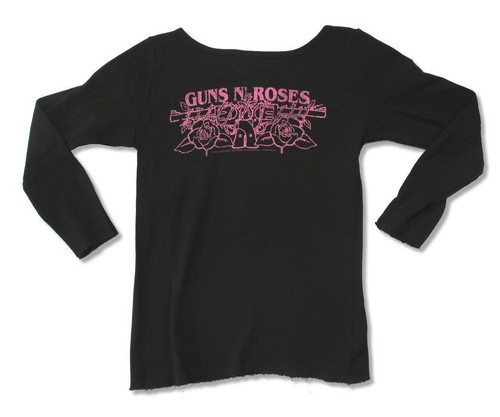 Guns N Roses Pink Classic Logo Girls 