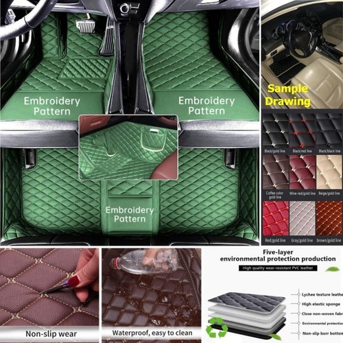 For Audi Car Floor Mats All Models Luxury Liners Carpets Waterproof Cargo Custom - Imagen 26 de 32
