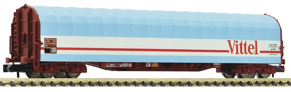 "Fleischmann N 837711 Schiebeplanenwagen \"Vittel\" Der Sncf - Neu + Ovp"-image