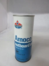 VINTAGE ADVERTISING AMOCO OUTBOARD  LUBE AUTO OIL PETROLIANA FULL 362-C