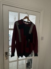 Pringle Sports Herren 100% Reine Wolle Vintage Golf Pullover XL Top Zustand