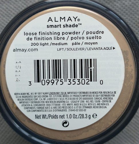 Almay Smart Shade Loose Finishing Powder # 200 Light / Medium, 1 oz - Picture 2 of 2