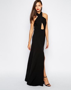 tall black maxi dress