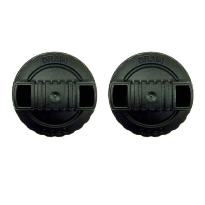 Fits For Proteam ProGuard 10, ProGuard 10 HEPA Black Drain Cap 2pk # 73185