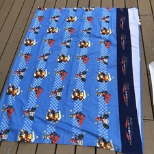 Nintendo Mario Kart DS Twin Flat Sheet Pillowcase Luigi Donkey Kong Racing 2010