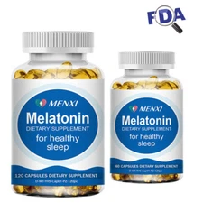 Natural Sleep Aid Capsules - 10/60/120pcs, Support Healthy Sleep Patterns 10mg