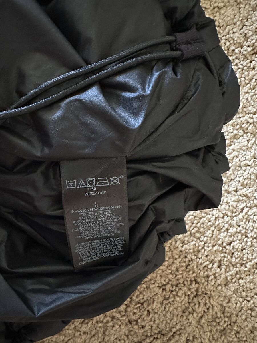 Size Large - Yeezy Gap Balenciaga Padded Anorak Hoodie Black Size Large - Yeezy Gap Balenciaga Padded Anorak Hoodie Black