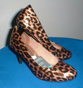 leopard pump shoes