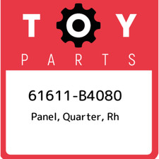 Panel Toyota 61611-B4080, cuarto, diestro 61611B4080, pieza original nueva OEM