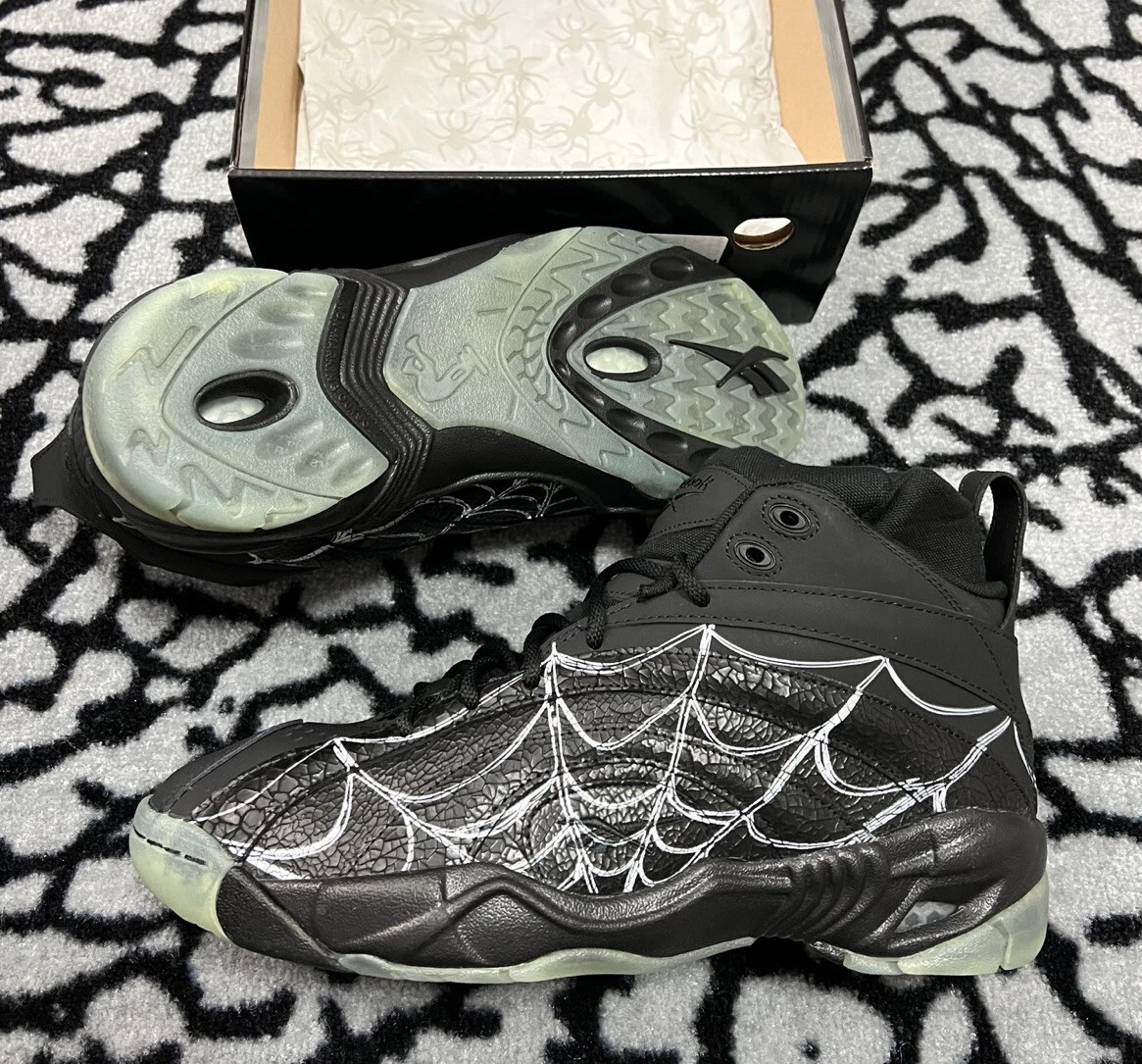 Reebok Shaqnosis Boktober Spiderweb Size 12 Halloween GitD eBay