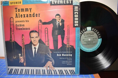 Tommy Alexander presents his Golden Trombones LP Everest ST Bob Manning