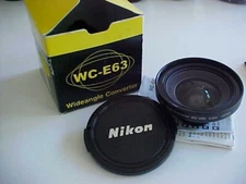 Nikon WC-E 63 wide angle converter (bx 104)