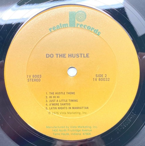 Do The Hustle LP Realm Records 1V 80031 Hustle Factory Record - Picture 3 of 5
