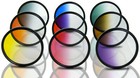 Opteka 58mm Hd Multicoated Graduated Color Nd Filter Kit For Digital Slr Cameras