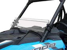 Polaris RZR XP 1000/Turbo Half Windshield (Scratch Resistant) by Spike Power