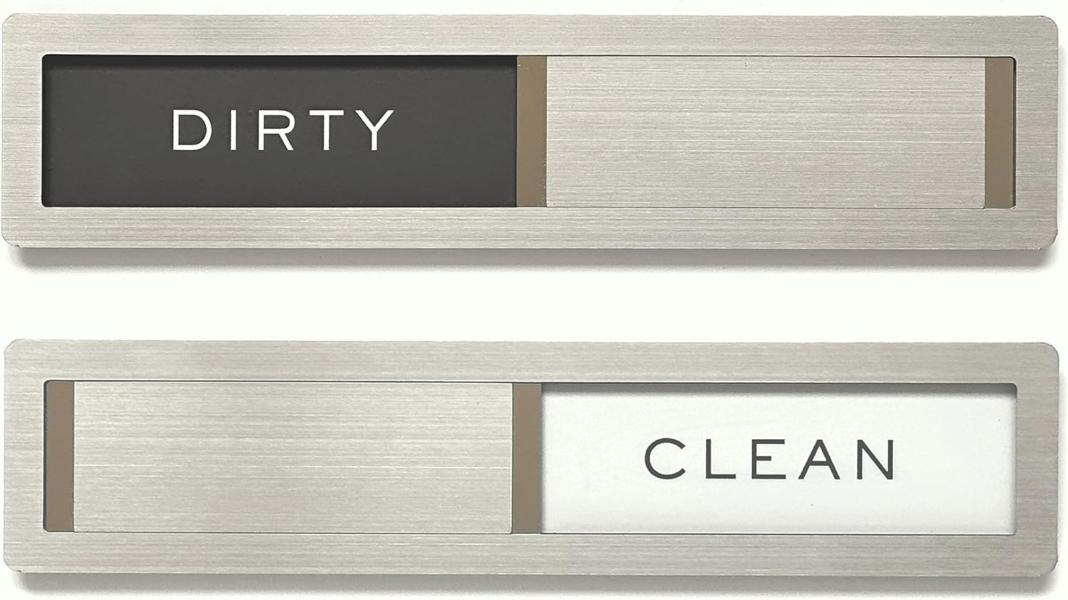 Dishwasher Magnet Clean Dirty Sign,  Premium Stainless Steel Grade 304, Kitchen
