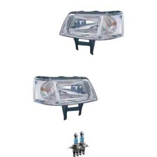 Scheinwerfer Set H4 für VW Transporter V Bus 7HB 7HJ 7EB 7EJ 7EF inkl. Lampen