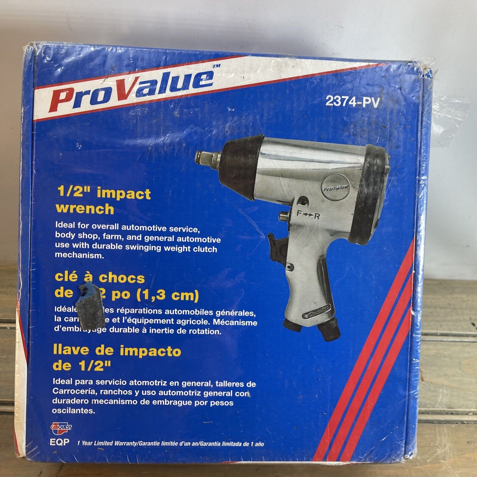 Pro Value 1/2” Impact Wrench Model 2374-over S-2c