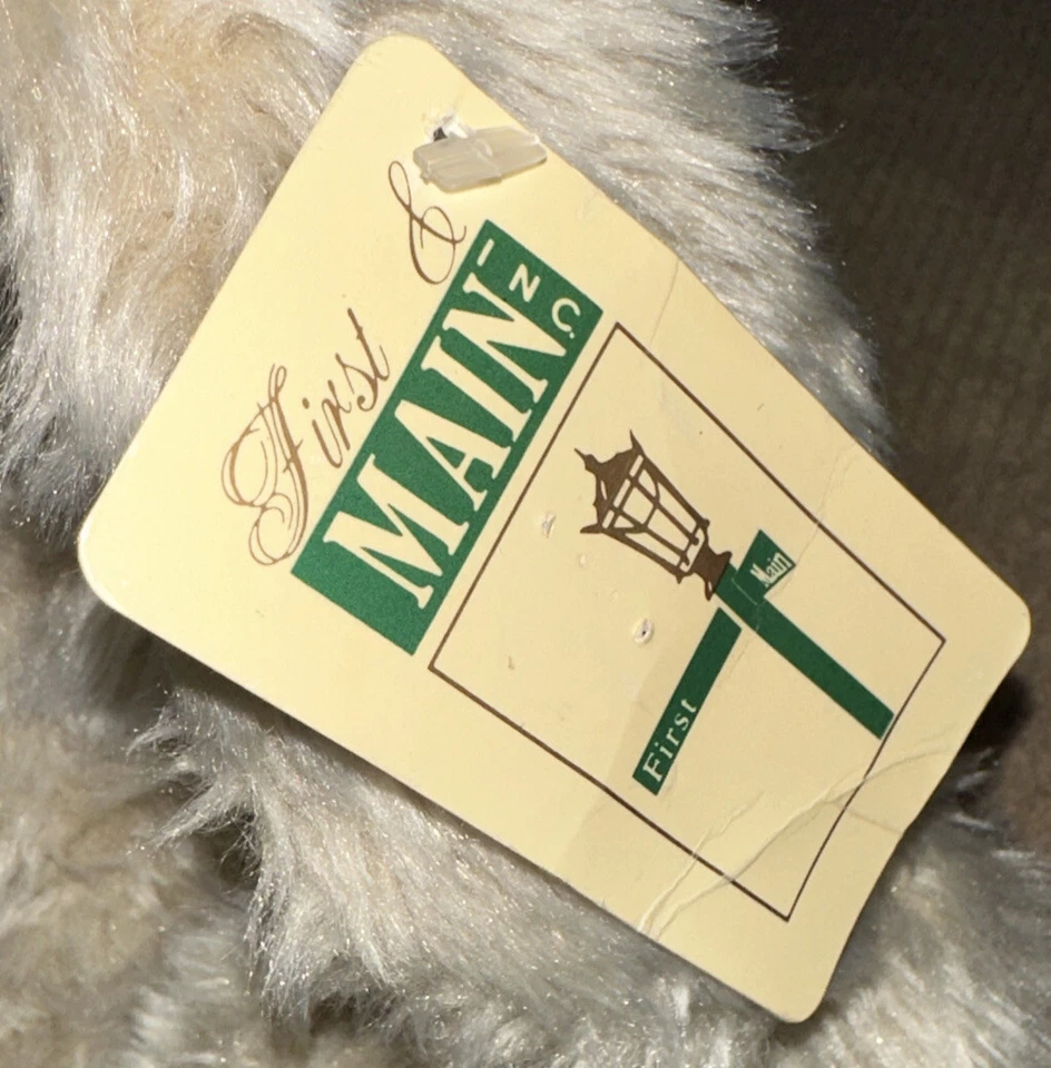 Vtg First & Main Plush Rabbit - Oatmeal E1034 - Image 3 of 4