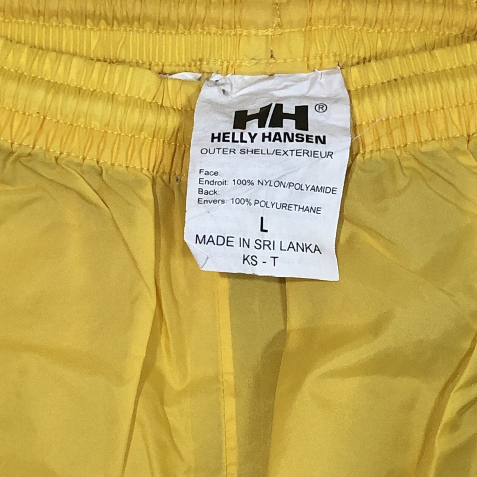 Helly Hansen Packable Yellow Outer Shell Pant Wom… - image 3