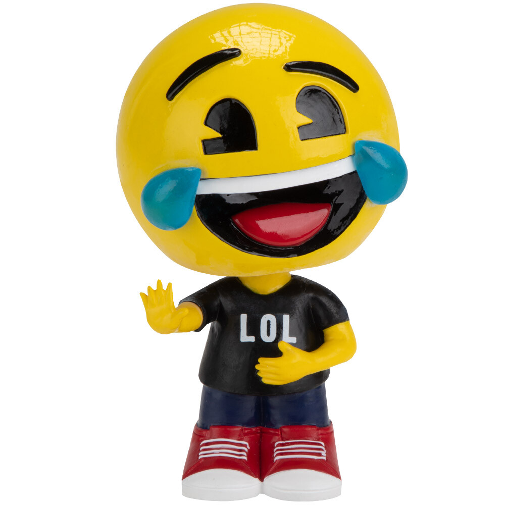 emoji LOL Bobblehead Officially Licensed Laugh Out Loud Emoji-Tude 
