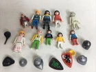 Playmobil Figures Lot Ghost, Pirate, Knight, Beach Time, Shields Helmets