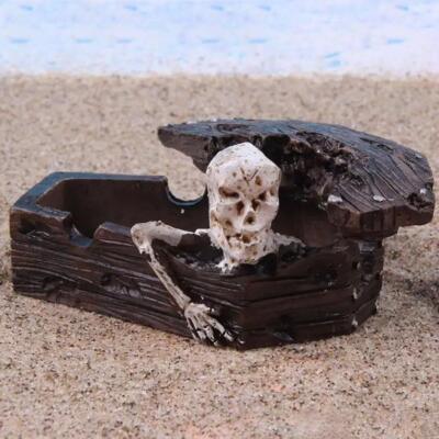 Halloween Hexe Figur Garten Decor Mini Figuren Skelett Geist Party Prop New B8