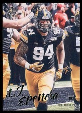 2020 Panini Luminance #135 A.J. Epenesa RC - FB