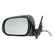Mirror Left Textured Black Pwr Non-Htd Manual Fold Toyota Tacoma 12-15 TO1320282