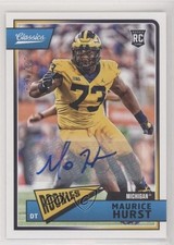 2018 Panini Classics Rookies Significant Signatures /199 Maurice Hurst Auto pm6