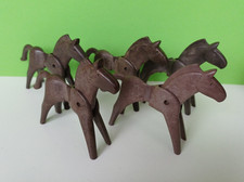 Playmobil Kolekcja Część zamienna 5x Koń ciemnobrązowy Vintage Western