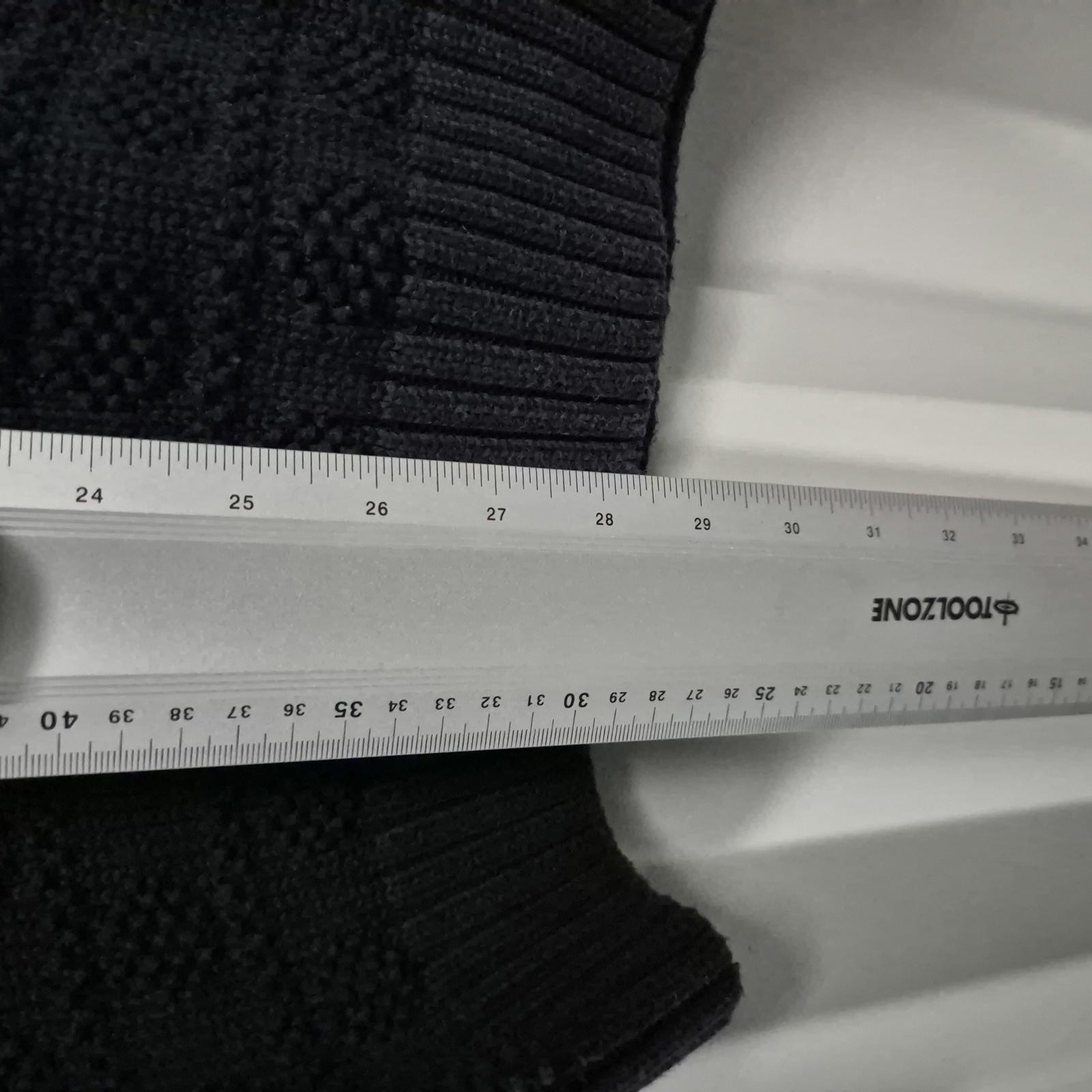 Weekend Offender Cable knit Jumper Mens Large Navy Blue Sweatshirt Sweater image 6