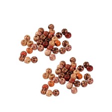 200Pcs Natural Wood Colored Wooden Beads Large Hole Round DIY Craft Accessories