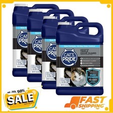 4P Cat's Pride Max Power Triple Odor Guard Unscented Clumping Cat Litter, 15 lb