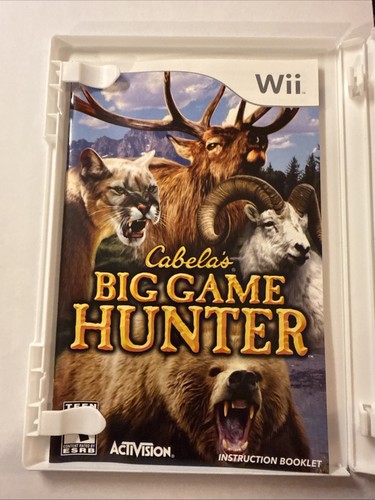 Cabela's Big Game Hunter #1 (Nintendo Wii) CIB Complete - GREAT SHAPE! - Picture 5 of 5