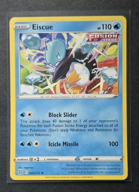 Eiscue 44/172 Brilliant Stars Regular Rare Pokemon Card TCG 044/172 Pokémon