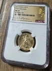 2017 1/4 oz $10 American Gold Eagle Coin MS70 Early Releases