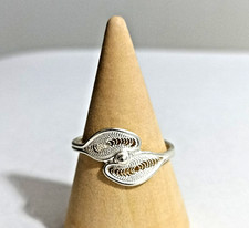 Handgefertigter 925 Silberring- "Du und Ich" Romantisches Schmuckgeschenk -Damen