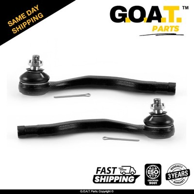 Fits 1992-2000 Honda Civic 93-97 Honda Civic del Sol Front Outer Tie Rod End Set