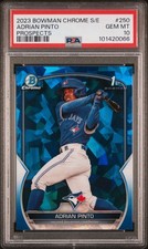 2023 Bowman Chrome Sapphire Adrian Pinto #250 PSA 10 Toronto Blue Jays