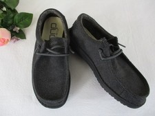 L/N Hey Dude Wally Youth in Black size Y-5, L-6, Euro 37