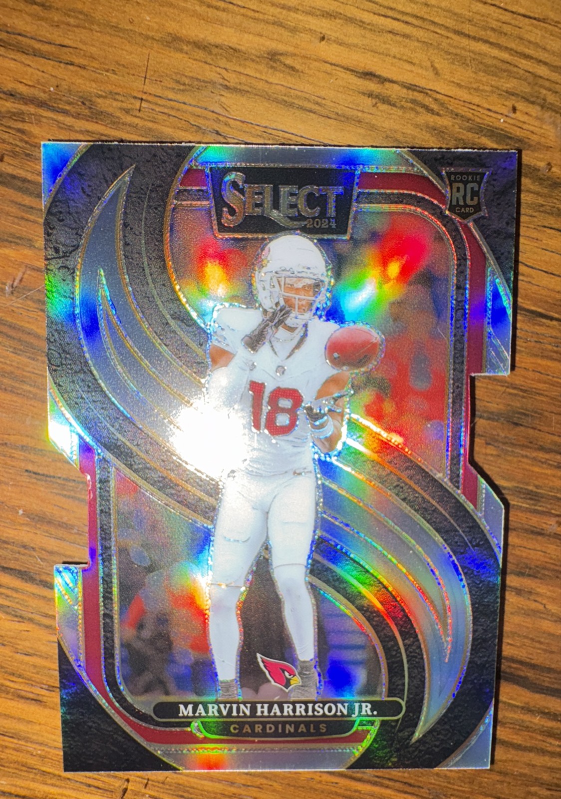 2024 Panini Select - Premier Level Marvin Harrison Jr. #115 Silver Prizm Die-Cut