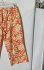Jones New York Sport Women's Orange Yellow Floral Capri Pants Size 14 — photo 4