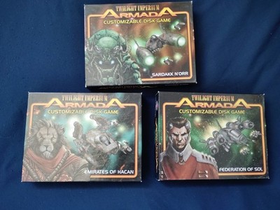 Twilight Imperium Armada Federation of Sol, Emirates of Hacan, Sardakk N'orr