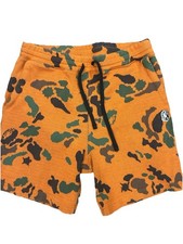 BILLIONAIRE BOYS CLUB men  s orange camo Maple knit shorts Size Med